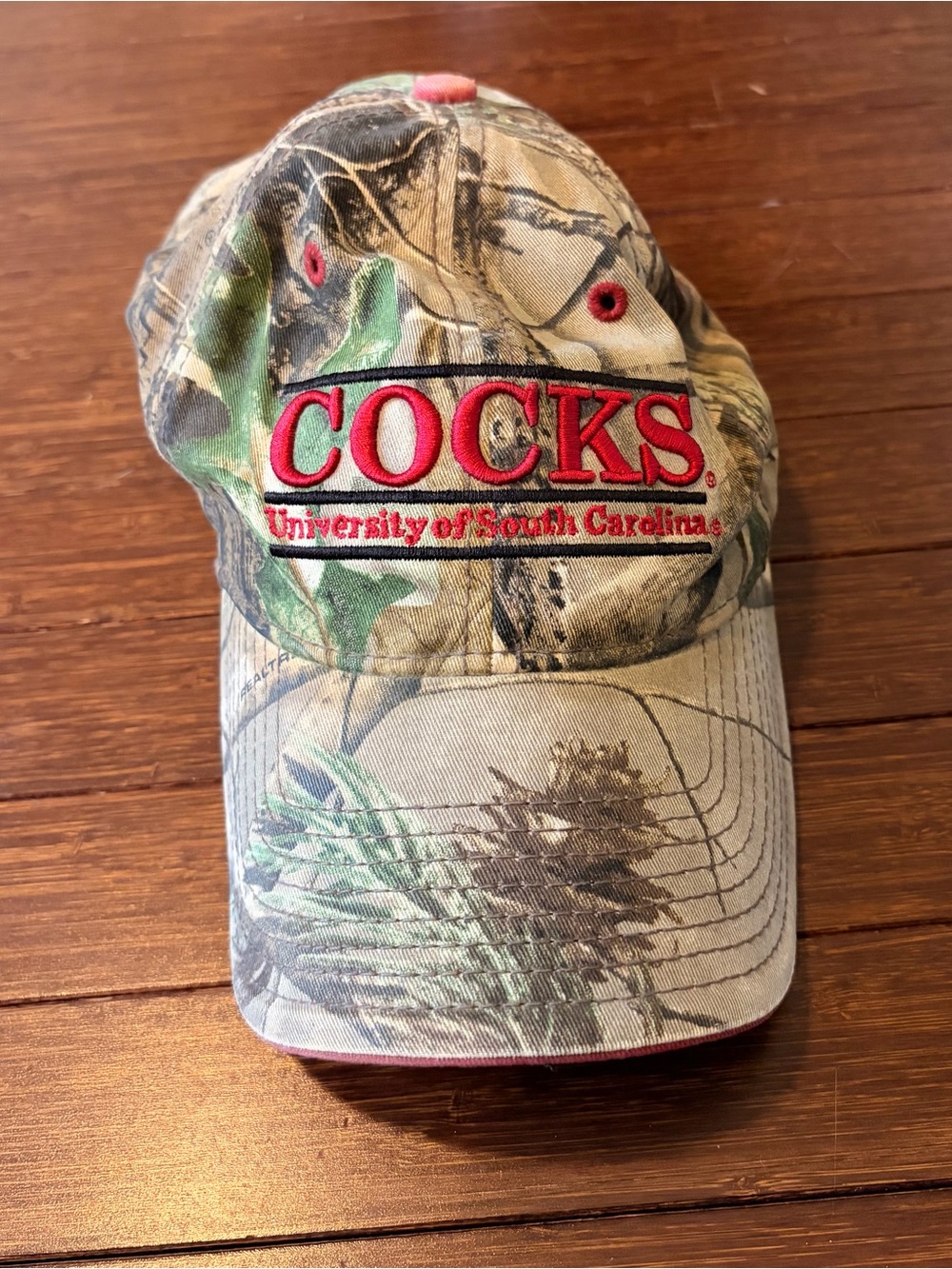 The Game brand Realtree Max-4 camo South Carolina Gamecocks adjustable Hat